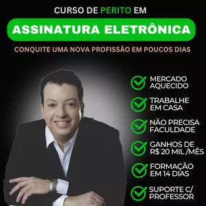 Imagem do curso Curso de Perito em Assinatura Eletrônica