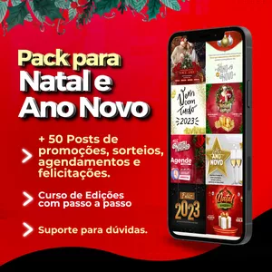 Imagem de capa para o Curso online Combo para Natal e Ano Novo