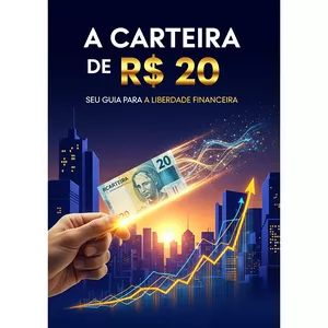 Imagem de capa para o Ebook Aprenda a Investir com R$20,00