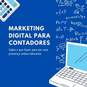 Imagem de capa para o Ebook Marketing Digital Para Contadores.