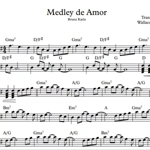 Imagem de capa para o Ebook Medley de Amor - Bruna Karla 