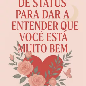 Imagem de capa para o Ebook 100 frases de status para dar a entender que você está muito bem!