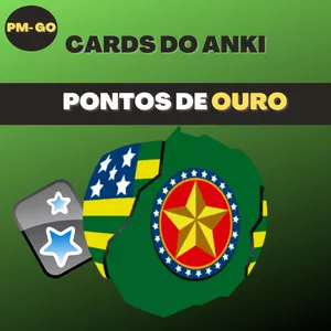 Imagem de capa para o Curso online CARDS DO ANKI -  PM GO - 2022 (Principal)