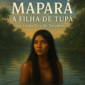 Imagem de capa para o Ebook A Filha do Tupã - Uma lenda viva do Rio Tocantins na Amazônia. 