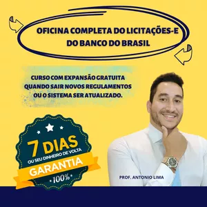 Imagem de capa para o Curso online Oficina Pratica Licitaçõe-e Comprador