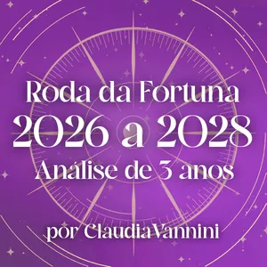 Imagem de capa para o Ebook Sua RODA da FORTUNA 2026 a 2028 por ClaudiaVannini 