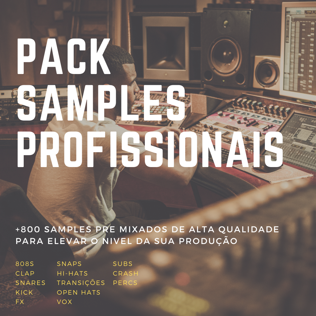 Imagem do curso Samples Profissionais Para Produção Musical (TRAP, RAP, HIP HOP, DANCE, DUBSTEP) 