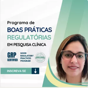 Imagem de capa para o Curso online Programa de Boas Práticas Regulatórias em Pesquisa Clínica