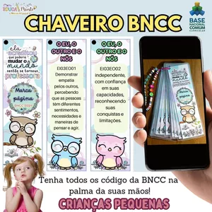 Imagem de capa para o Ebook CHAVEIRO OU MARCA PÁGINA CÓDIGOS BNCC  - CRIANÇAS PEQUENAS