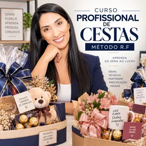 Imagem do curso Metodo RF- Curso Profissional de Cestas de luxo- Nivel Avançado 
