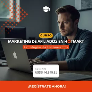 Imagen de portada para Curso online Curso - Marketing de Afiliados en Hotmart desde cero: Estrategias de Lanzamientos
