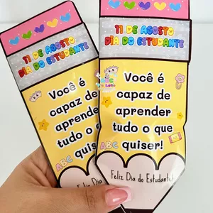 Imagem de capa para o Ebook Embalagem para Lembrancinha Dia do Estudante 