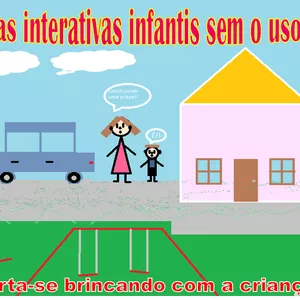Imagem de capa para o Ebook BRINCADEIRAS INFANTIS INTERATIVAS SEM O USO DO CELULAR
