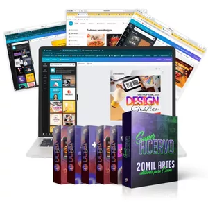 Imagen de portada para Curso online 🔥 Super Pack de Artes Editables para Canva – Crea Diseños Profesionales en Minutos! 🔥