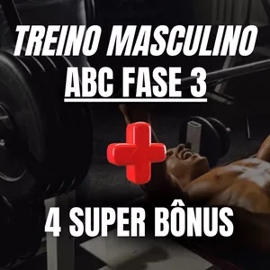 Imagem de capa para o Curso online TREINO ABC MASCULINO "FASE 3"