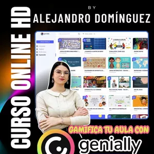 Imagen de portada para Curso online Gamifica Tu Aula con Genially