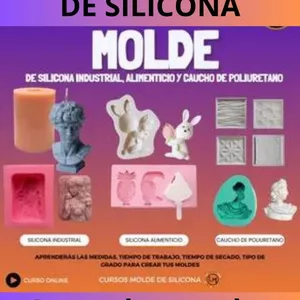 Imagen de portada para Curso online Aprender hacer moldes de silicona en casa 