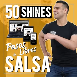 Imagen de portada para Curso online CURSO SALSA SHINES - 50 Pasos Libres de Salsa