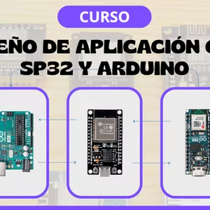 Imagen de portada para Curso online Curso de diseño de aplicación con SP32 y Arduino
