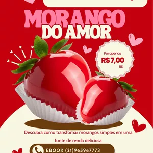 Imagem de capa para o Ebook O segredo do morango do amor perfeito!