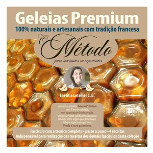 Imagem de capa para o Curso online FASCÍCULO 1 - pdf :  "GELEIAS PREMIUM - O MÉTODO" - Método para fazer GELEIAS DURÁVEIS