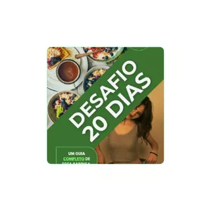 Imagem de capa para o Ebook Desafio 20 dias / emagreça COMENDO 