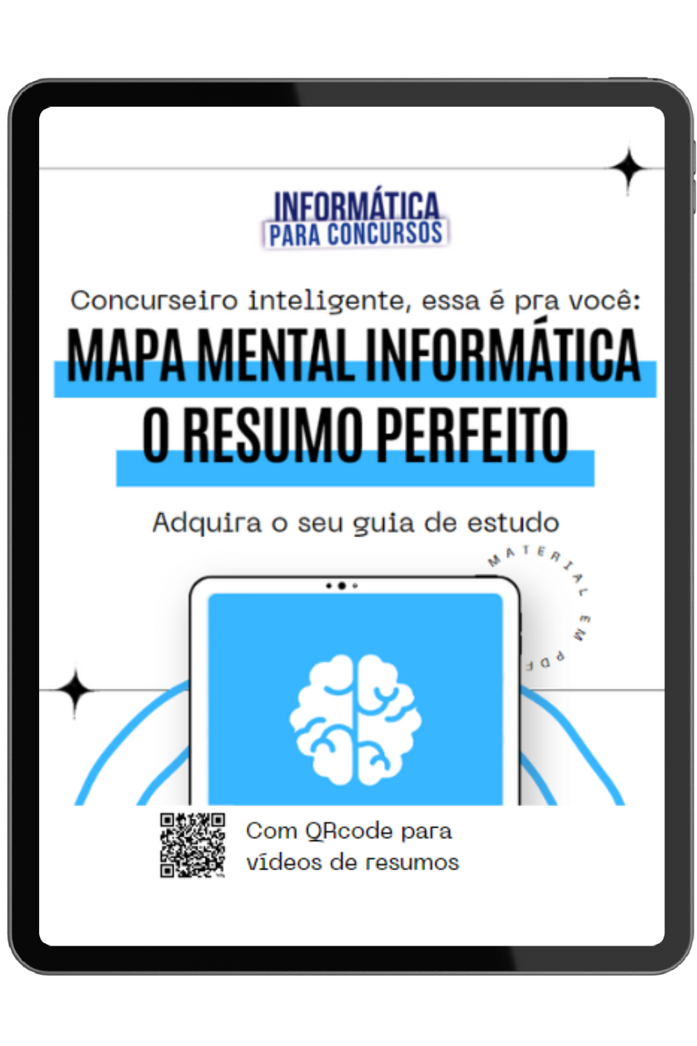 Imagem do curso MAPA MENTAL - INFORMÁTICA PARA CONCURSOS PÚBLICOS