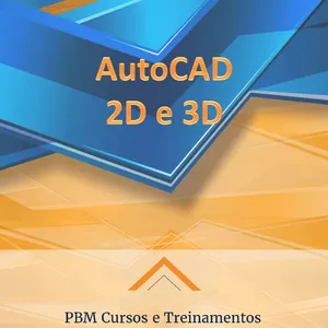 Imagem de capa para o Ebook AutoCAD 2D e 3D