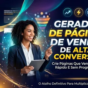 Imagem de capa para o Curso online Gerador de Páginas de Vendas de Alta Conversão