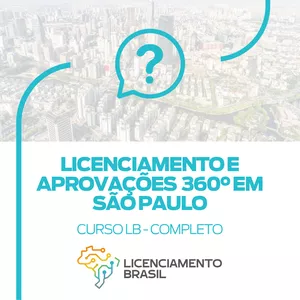 Imagem de capa para o Curso online Licenciamento e Aprovações 360º em São Paulo