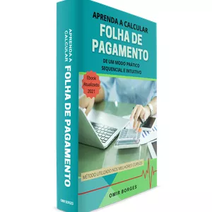 Imagem de capa para o Ebook Curso de Cálculo de Folha de Pagamento