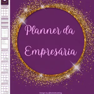 Imagem de capa para o Ebook Planner da Empresária by @beladicablog - Arquivo digital 