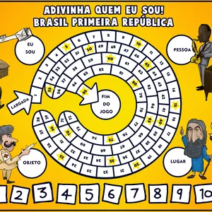 Imagem de capa para o Curso online ADIVINHA QUEM EU SOU! BRASIL PRIMEIRA REPÚBLICA (PDF para imprimir) - 9º ano e ensino médio