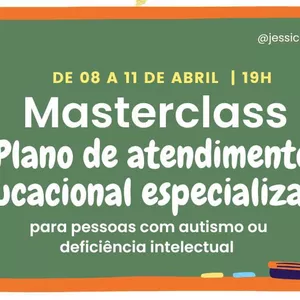 Imagem de capa para o Evento online Masterclass PAEE