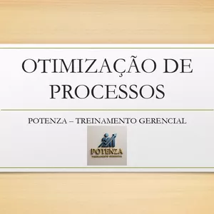 Curso de Otimização de Processos