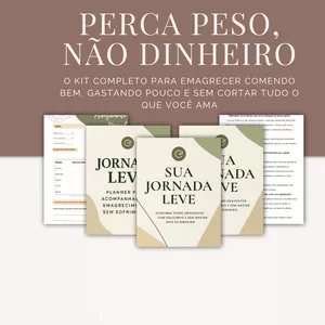 Imagem de capa para o Ebook PERCA PESO, NÃO DINHEIRO -JORNADA LEVE