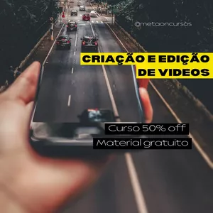 Imagem do curso Criação e edição de vídeos