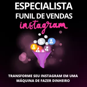 Imagem de capa para o Curso online Especialista em Funil com Instagram