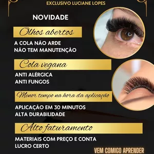 Imagem de capa para o Ebook CÍLIOS, TÉCNICA GLAMOUR!