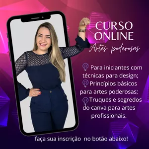 Imagem do curso Artes poderosas - Para iniciantes no Canva