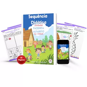 Imagem de capa para o Ebook Sequência Didática de Atividades volume 1 Vogais