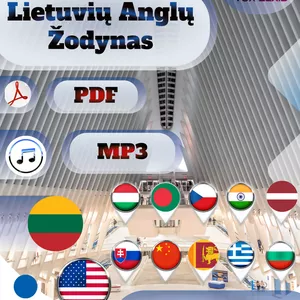 Cover image for Ebook LITHUANIAN ENGLISH DICTIONARY PDF MP3 VOX LEXIS