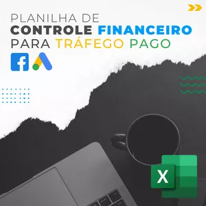 Imagem de capa para o Ebook Planilha de Controle de Tráfego