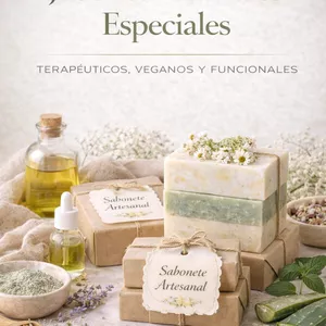 Imagen de portada para Ebook Jabones Naturales Especiales: Terapéuticos y Veganos