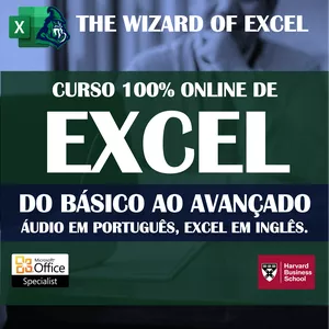 Imagem de capa para o Curso online Excel para Brasileiros no Exterior: Do básico ao Avançado