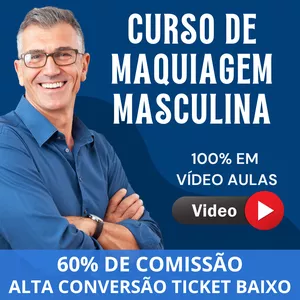 Imagem do curso Curso de Maquiagem Masculina Profissional
