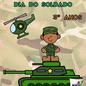 Imagem de capa para o Curso online Soldados Brasileiros- Dia do Soldado - 3º ano