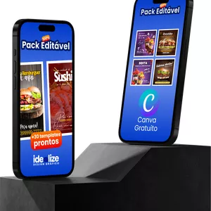 Imagem de capa para o Curso online CANVA PACK PARA RESTAURANTES EM GERAL