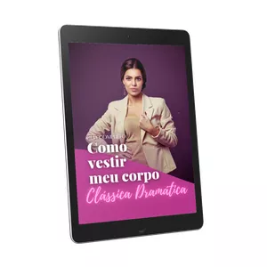 Imagem de capa para o Ebook Guia Completo: Como vestir meu corpo | Clássica Dramática