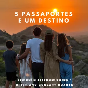 Imagem de capa para o Ebook 5 passaportes e um destino